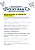 MIS 200 EVALUATION TEST ANSWERS AND QUESTIONS SET A&period;pdf