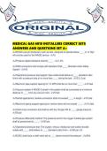 MEDICAL GAS 6010 INSTALLERS CORRECT SETS ANSWERS AND QUESTIONS SET A&period;pdf