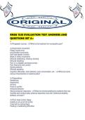 RNSG 1538 EVALUATION TEST ANSWERS AND QUESTIONS SET A&period;pdf