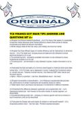 TCU FINANCE EXIT MAIN TIPS ANSWERS AND QUESTIONS SET A&period;pdf