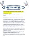 TCU FINANCE COMPREHENSIVE ANSWERS AND QUESTIONS SET A&period;pdf