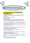 TCU FINANCE EVALUATION ANSWERS AND QUESTIONS SET A&period;pdf