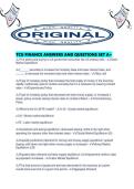 TCU FINANCE ANSWERS AND QUESTIONS SET A&period;pdf