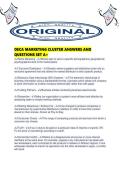 DECA MARKETING CLUSTER ANSWERS AND QUESTIONS SET 1&period;pdf
