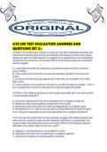 ILTS 290 TEST EVALUATION ANSWERS AND QUESTIONS SET A&period;pd