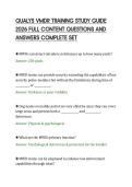 QUALYS VMDR TRAINING STUDY GUIDE&NewLine;2026 FULL CONTENT QUESTIONS AND&NewLine;ANSWERS COMPLETE SET&NewLine;
