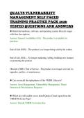 QUALYS VULNERABILITY&NewLine;MANAGEMENT SELF PACED&NewLine;TRAINING PRACTICE PACK 2026&NewLine;TESTED QUESTIONS AND ANSWERS&NewLine;