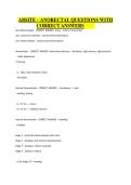 ABSITE &ndash; ANORECTAL QUESTIONS WITH&NewLine;CORRECT ANSWERS