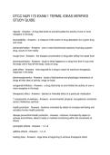 DTCC NUR 170 EXAM 1 TERMS&comma; IDEAS VERIFIED STUDY GUIDE
