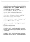 NURS FPX 4010 PRACTICE SUBMISSION&NewLine;INTERPROFESSIONAL CARE PROPOSAL&NewLine;&lpar;NEWEST UPDATED VERSION&colon;&NewLine;2026&sol;2027&rpar; SOLVED TEMPLATE A&plus;