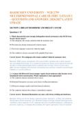 RASMUSSEN UNIVERSITY &ndash; NUR 2759 &NewLine;MULTIDIMENSIONAL CARE III &lpar;MDC 3&rpar; EXAM 1 &ndash; QUESTIONS AND ANSWERS &vert; 2026&sol;2027 LATEST &NewLine;UPDATE 