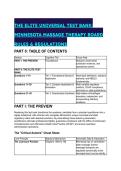 2026&sol;2027 The Elite Universal Test Bank&colon; Minnesota Massage Therapy Board Rules & OCAP Regulations &lpar;Premium Q&A&rpar;