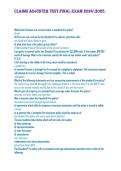 Claims Adjuster Test&period;Final Exam 20242025&period;&NewLine;&NewLine;&NewLine;
