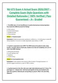 NU 673 Exam 1-4&comma; Midterm Exam & Final Exam &vert; Complete Package Bundle