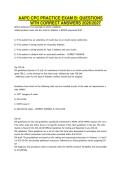 AAPC CPC PRACTICE EXAM B&colon; QUESTIONS&NewLine;WTH CORRECT ANSWERS 2026&sol;2027