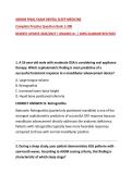 ABDSM FINAL EXAM DENTAL SLEEP MEDICINE&NewLine;Complete Practice Question Bank 1-200&NewLine;NEWEST UPDATE 2026&sol;2027 &vert; GRADED A&plus; &vert; 100&percnt; GUARANTEED PASS&NewLine;