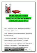 CCMP 2026&sol;2027 &ndash; 100&plus; Exam Questions & Answers &vert; Contracts&comma; Negotiation&comma; RFP&comma; SLA&comma; Risk & Procurement &vert; WorldCC&sol;IACCM