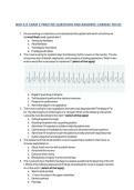 NUR 211 EXAM 2 PRACTICE QUESTIONS AND ANSWERS&colon; CARDIAC FOCUS