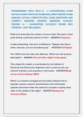 PROGRESSION&colon; FIELD TECH IV - V CONVENTIONAL EXAM &NewLine;ACTUAL EXAM & PRACTICE EXAM 2026 &vert;&vert; MOST RECENT EXAM &NewLine;2026&vert;2027 ACTUAL COMPLETE REAL EXAM QUESTIONS AND &NewLine;CORRECT ANSWERS &lpar;VERIFIED ANSWERS&rpar; ALREADY &NewLine;GRADED A&plus; &vert; GUARANTEED SUCCESS&excl;&excl; BRAND NEW &NewLine;VERSION