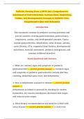 Pediatric Nursing Exam 3 &lpar;NUR 230&rpar;&comma; Comprehensive Assessment of Gastrointestinal&comma; Genitourinary&comma; Respiratory&comma; Cardiac&comma; and Developmental Concepts in Pediatric Care&comma; Comprehensive Q&A with Rationales