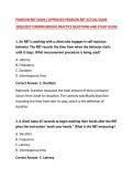 PEARSON RBT EXAM &sol; APPROVED PEARSON RBT ACTUAL EXAM&NewLine;2026&sol;2027 COMPREHENSIVE PRACTICE QUESTIONS AND STUDY GUIDE&NewLine;