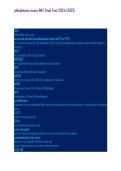 phlebotomy exam AMT Final Test 20242025&period;&NewLine;&NewLine;&NewLine;