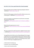 ATLS POST 4 TEST ACTUAL QUESTIONS WITH DETAILED ANSWERS