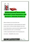 OHSAA Baseball Rules Exam 2026&sol;2027 &vert; 50&plus; Questions & Correct Answers &vert; Interference&comma; Obstruction&comma; DH&comma; Base Running&comma; Umpire Mechanics & NFHS Rules &vert; Ohio High School Athletic Association
