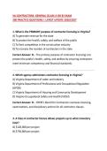 VA CONTRACTORS&colon; GENERAL &lpar;CLASS A OR B&rpar; EXAM&NewLine;200 PRACTICE QUESTIONS &vert; LATEST UPDATE 2026&sol;2027&NewLine;
