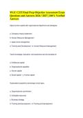WGU C235 Final Exam &vert; Objective Assessment Questions & Answers &vert; 2026&ndash;2027 Study Guide