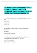 NURS FPX4060 COMPREHENSIVE&NewLine;EXAM &lpar;NEWEST UPDATED&NewLine;VERSION&colon; 2026&sol;2027&rpar; QUESTIONS&NewLine;WITH SOLUTIONS GRADED A&plus;