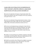 NURS MED MATH PRACTICE COMPREHENSIVE&NewLine;TEST &lpar;NEWEST UPDATED VERSION&colon; 2026&sol;2027&rpar;&NewLine;QUESTIONS WITH SOLUTIONS GRADED A&plus;