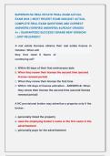 SUPERIOR NC REAL ESTATE FINAL EXAM ACTUAL                     &NewLine;EXAM 2026 &vert;&vert; MOST RECENT EXAM 2026&vert;2027 ACTUAL &NewLine;COMPLETE REAL EXAM QUESTIONS AND CORRECT &NewLine;ANSWERS &lpar;VERIFIED ANSWERS&rpar; ALREADY GRADED                    &NewLine;A&plus; &vert; GUARANTEED SUCCESS&excl;&excl; BRAND NEW 