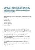 &NewLine;NBSTSA CST PRACTICE EXAM A 175 QUESTIONS AND VERIFIED CORRECT ANSWERS &sol; STUDY GUIDE LATEST VERSION FOT GUARANTEED SUCCESS A&plus; RATED GET IT NOW&excl;&excl;&NewLine;