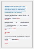 TAMU FINC 341 EXAM 1 GUYTON &lpar;LATEST&rpar; &vert;&vert; MOST &NewLine;RECENT EXAM 2026&vert;2027 ACTUAL COMPLETE REAL EXAM &NewLine;QUESTIONS AND CORRECTLY WELL DEFINED ANSWERS              &NewLine;&lpar;VERIFIED ANSWERS&rpar; ALREADY GRADED A&plus; &vert; GUARANTEED &NewLine;SUCCESS&excl;&excl; NEWEST EXAM &vert; JUST RELEASED&excl;&excl; 