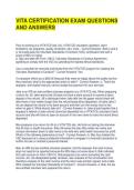 VITA CERTIFICATION EXAM QUESTIONS AND ANSWERS