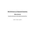 NSG 550 Exams 1&comma;2&comma;3 Diagnostic Reasoning Wilkes University Questions and Answers&vert; Latest Update&vert; Guaranteed Pass