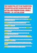  LPN to RN Transitions 5th Edition 2026 Test Bank &ndash; Claywell &vert; Latest NCLEX-RN Prep Guide