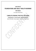 &NewLine;Test Bank for Foundations and Adult Health Nursing&comma; 10th Edition by Kim Cooper & Kelly Gosnell &vert; 1&comma;500 Original NCLEX-PN & NGN Practice Questions&comma; Answers & Detailed Rationales &vert; Chapter-Aligned