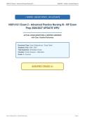 NUR 6121 Exam 2 - Advanced Practice Nursing III - NP Exam&NewLine;Prep 2026&sol;2027 UPDATE WPU