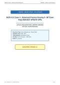 NUR 6121 Exam 3 - Advanced Practice Nursing II - NP Exam&NewLine;Prep 2026&sol;2027 UPDATE WPU