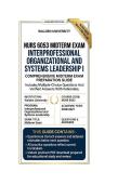 NURS 6053 midterm exam Interprofessional Organizational and Systems Leadership I Questions And Answers 2026&sol;2027 Walden University