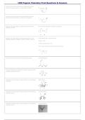 UNE Organic Chemistry Final Exam Questions & Answers PDF &vert; Practice Test & Complete Exam Prep &vert; 2026&ndash;2027