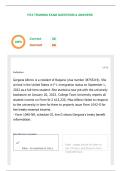 VITA TRAINING EXAM QUESTIONS & ANSWERS