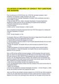 VOLUNTEER STANDARDS OF CONDUCT TEST QUESTIONS AND ANSWERS