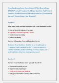 Texas Roadhouse Server Exam &lpar;Latest&rpar; &vert;&vert; Most Recent Exam              &NewLine;2026&vert;2027 Actual Complete Real Exam Questions And Correct &NewLine;Answers &lpar;Verified Answers&rpar; Already Graded A&plus; &vert; Guaranteed &NewLine;Success&excl;&excl; Newest Exam &vert; Just Released&excl;&excl;