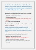 Texas Roadhouse Server Final Test &lpar;Latest&rpar; &vert;&vert; Most Recent Exam              &NewLine;2026&vert;2027 Actual Complete Real Exam Questions And Correct &NewLine;Answers &lpar;Verified Answers&rpar; Already Graded A&plus; &vert; Guaranteed &NewLine;Success&excl;&excl; Newest Exam &vert; Just Released&excl;&excl;