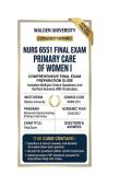 NURS 6551 Midterm & Final Exam Bundle Primary Care of Women I Questions And Answers 2026&sol;2027 Walden University