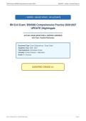 RN Exit Exam&colon; BSN366 Comprehensive Practice 2026&sol;2027&NewLine;UPDATE &vert;Nightingale