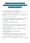 MARKETO ASSOCIATE PRACTICE&NewLine;EXAMINATION 2026 QUESTIONS WITH&NewLine;ANSWERS GRADED A&plus;